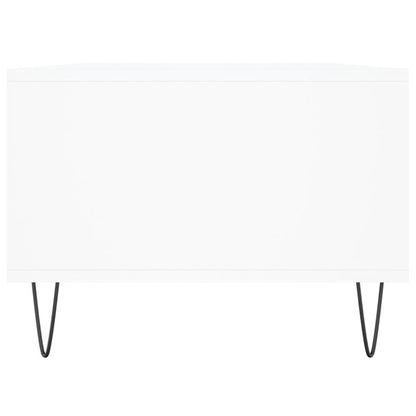 Couchtisch 90x50x36,5 cm verarbeitetes Holz weiß