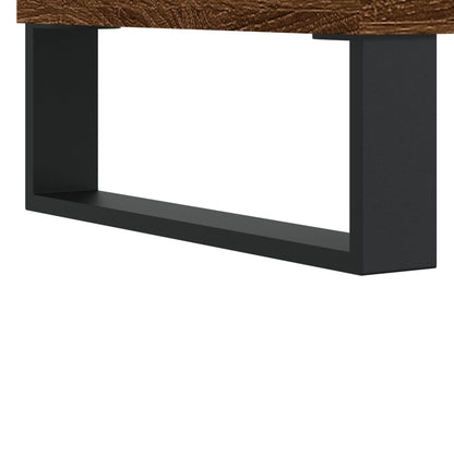 Salontafel 90x50x36,5 cm bewerkt hout bruin eikenkleur
