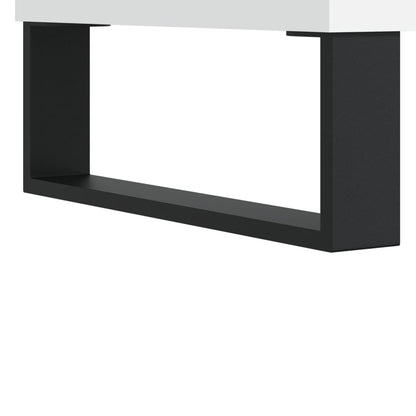 Couchtisch 100x50x45 cm verarbeitetes Holz weiß