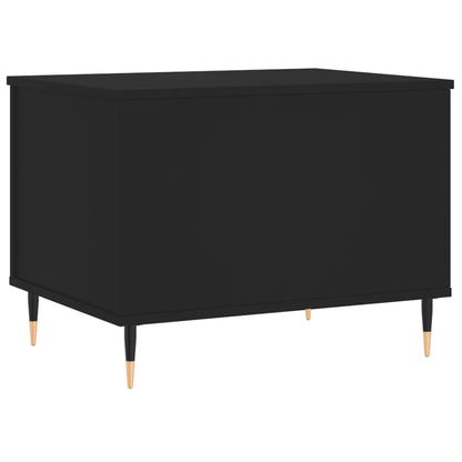 Couchtisch 60x44,5x45 cm verarbeitetes Holz schwarz