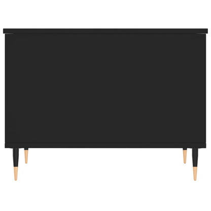 Couchtisch 60x44,5x45 cm verarbeitetes Holz schwarz