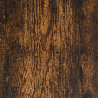 Couchtisch 60x44,5x45 cm verarbeitetes Holz in geräucherter Eichenfarbe
