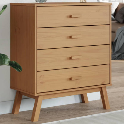 Kommode OLDEN Kiefer massiv braun