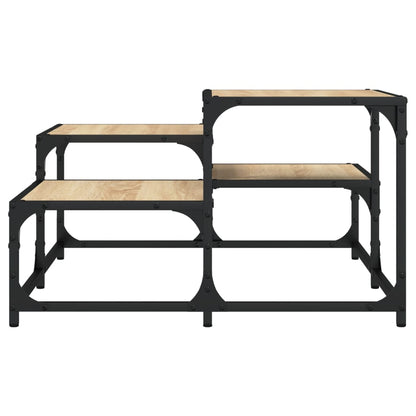 Couchtisch 68x68x40 cm verarbeitetes Holz Sonoma Eiche Farbe