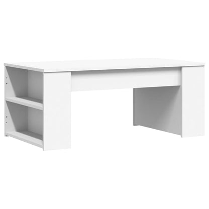 Couchtisch 102x55x42 cm verarbeitetes Holz weiß