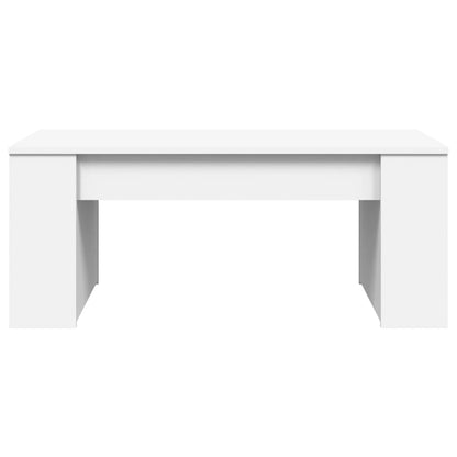 Couchtisch 102x55x42 cm verarbeitetes Holz weiß