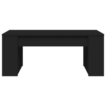 Couchtisch 102x50x45 cm verarbeitetes Holz schwarz