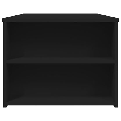 Couchtisch 102x50x45 cm verarbeitetes Holz schwarz