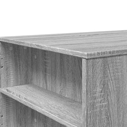 Couchtisch 102x55x42 cm verarbeitetes Holz grau Sonoma Eiche Farbe