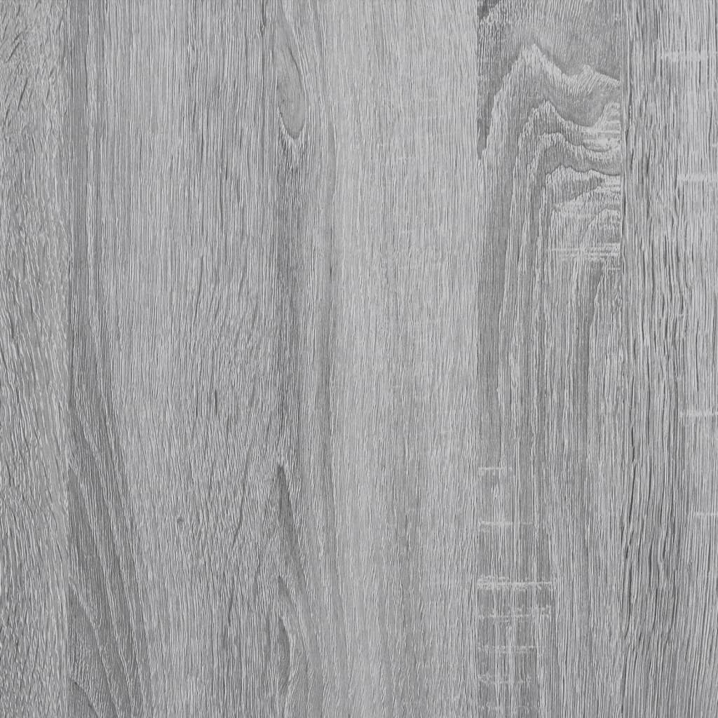 Couchtisch 102x55x42 cm verarbeitetes Holz grau Sonoma Eiche Farbe