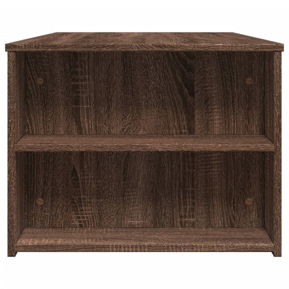Salontafel 102x55x42 cm bewerkt hout bruin eikenkleur