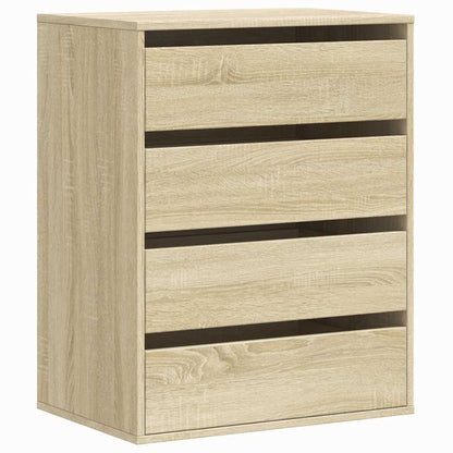 Kommode 60x41x76 cm verarbeitetes Holz Sonoma Eiche Farbe